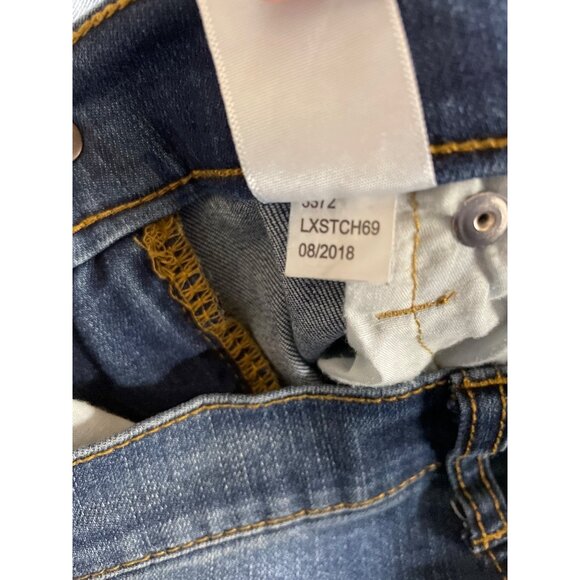 Aeropostale Women's Jeans Size 2 Regular Blue Distressed Skinny Denim Tapered - Picture 8 of 8